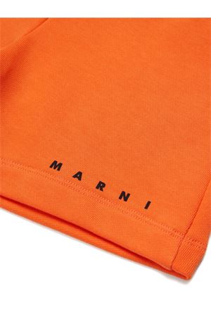 bermuda in cotone arancione MARNI KIDS | M01666M00V00M436